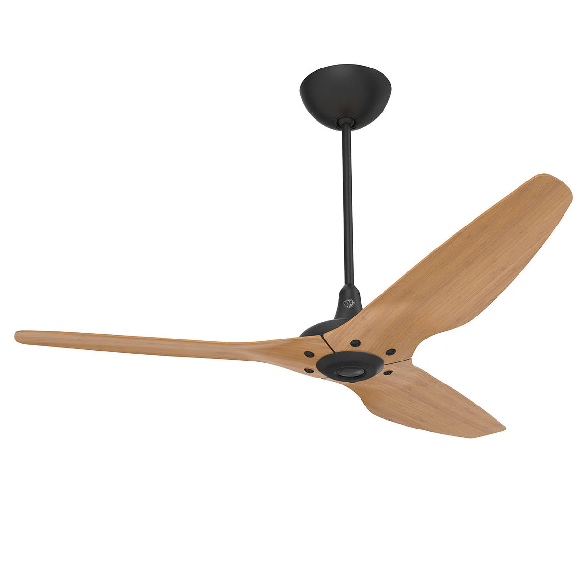 60 Ceiling Fan with Bamboo Blades and Black Finish Q517497