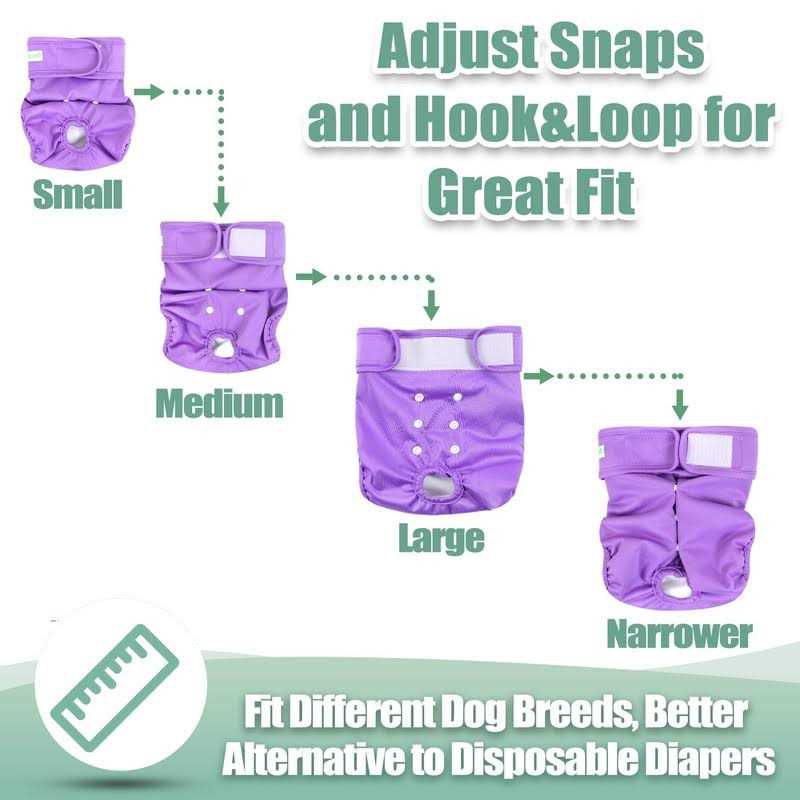 Washable Reusable Dog Diapers W686