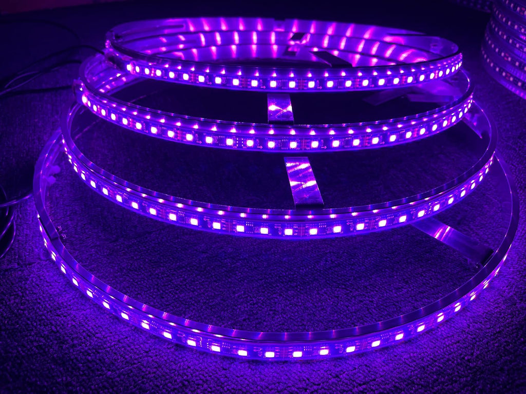 17.5'' LED Wheel Ring Lights Bluetooth Controlled 4 Lights E770145