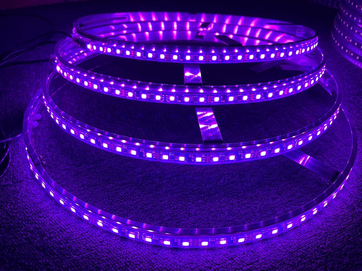 17.5'' LED Wheel Ring Lights Bluetooth Controlled 4 Lights E770145