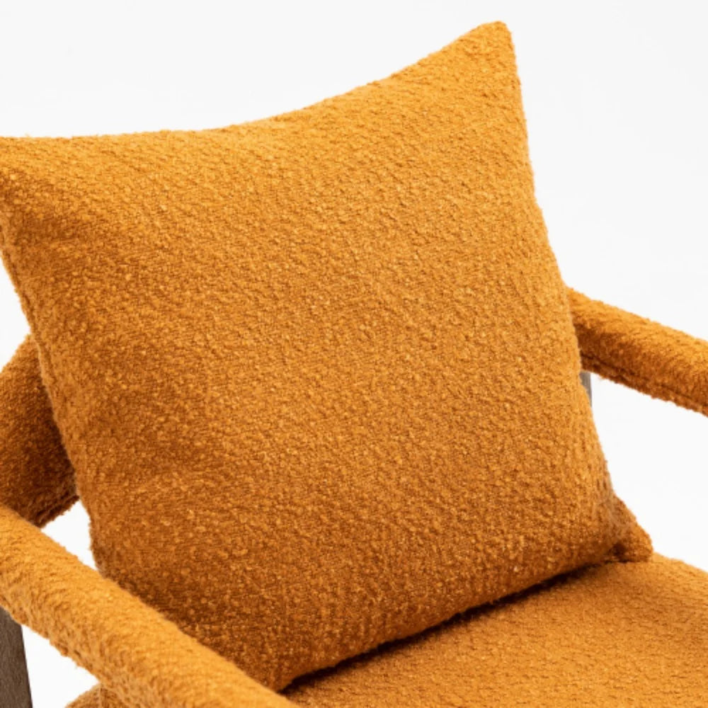 Orange Adjustable Swivel Fabric Office Chair J39980