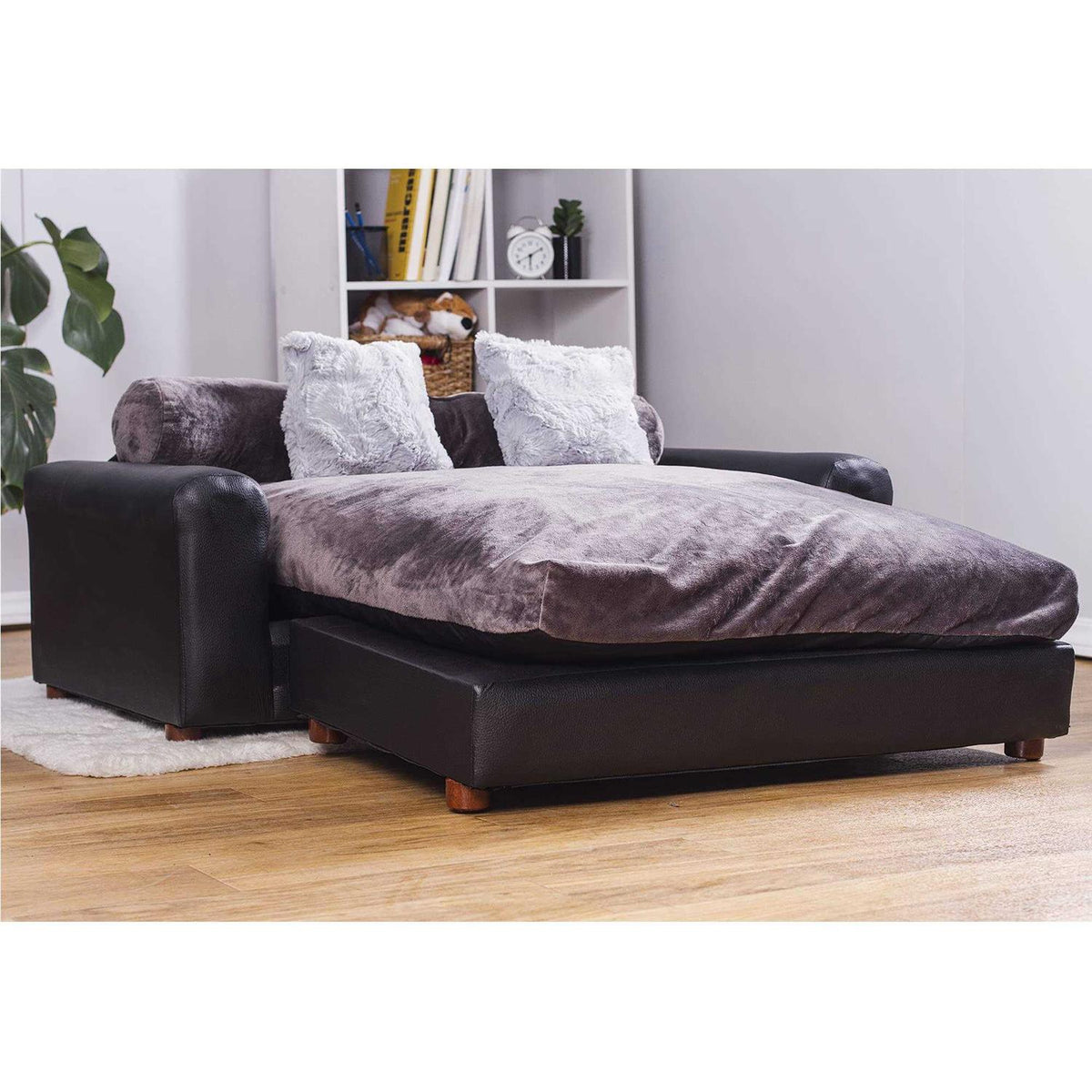 Leatherette Pets Sofa F51679
