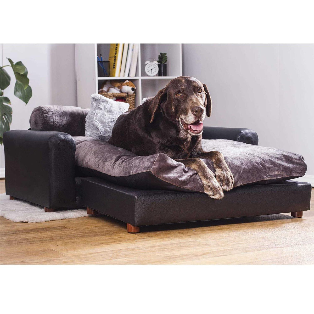 Leatherette Pets Sofa F51679