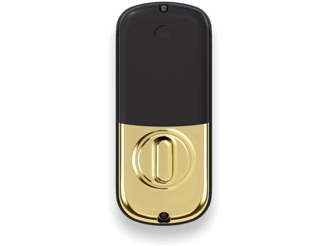 Push Button Deadbolt Polished Brass B851