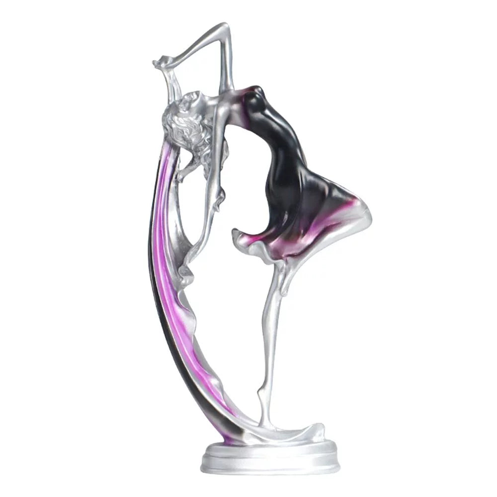 Modern Art Dancing Girl Resin Statue G655133