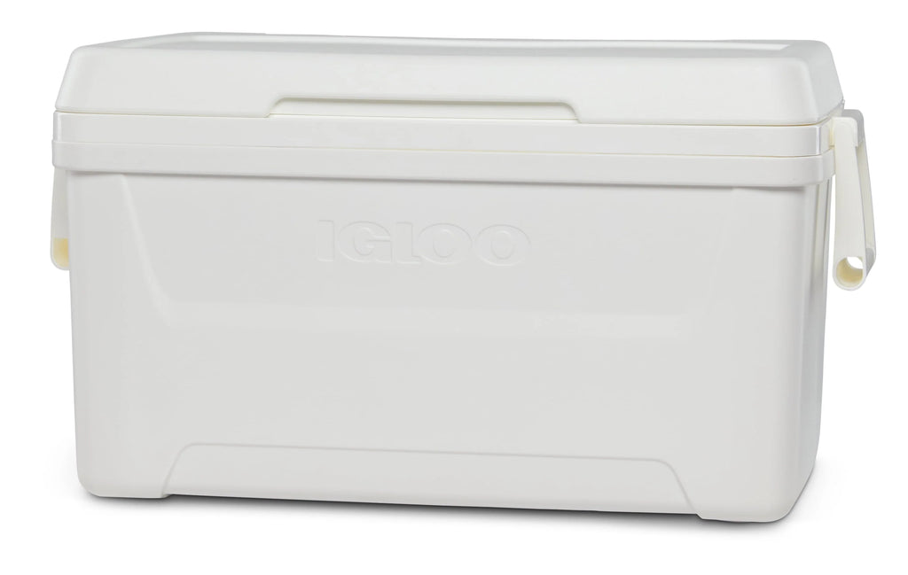 White 48 QT Hard Sided Ice Chest Cooler G13842
