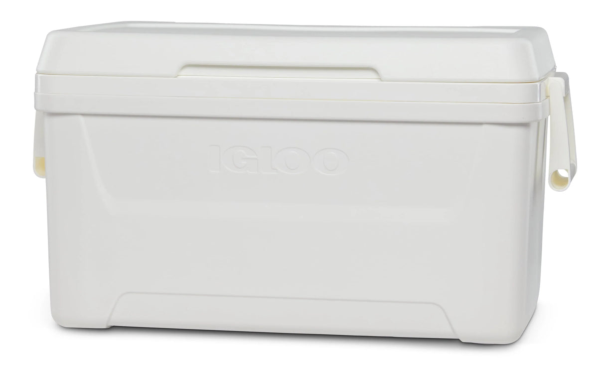 White 48 QT Hard Sided Ice Chest Cooler G13842