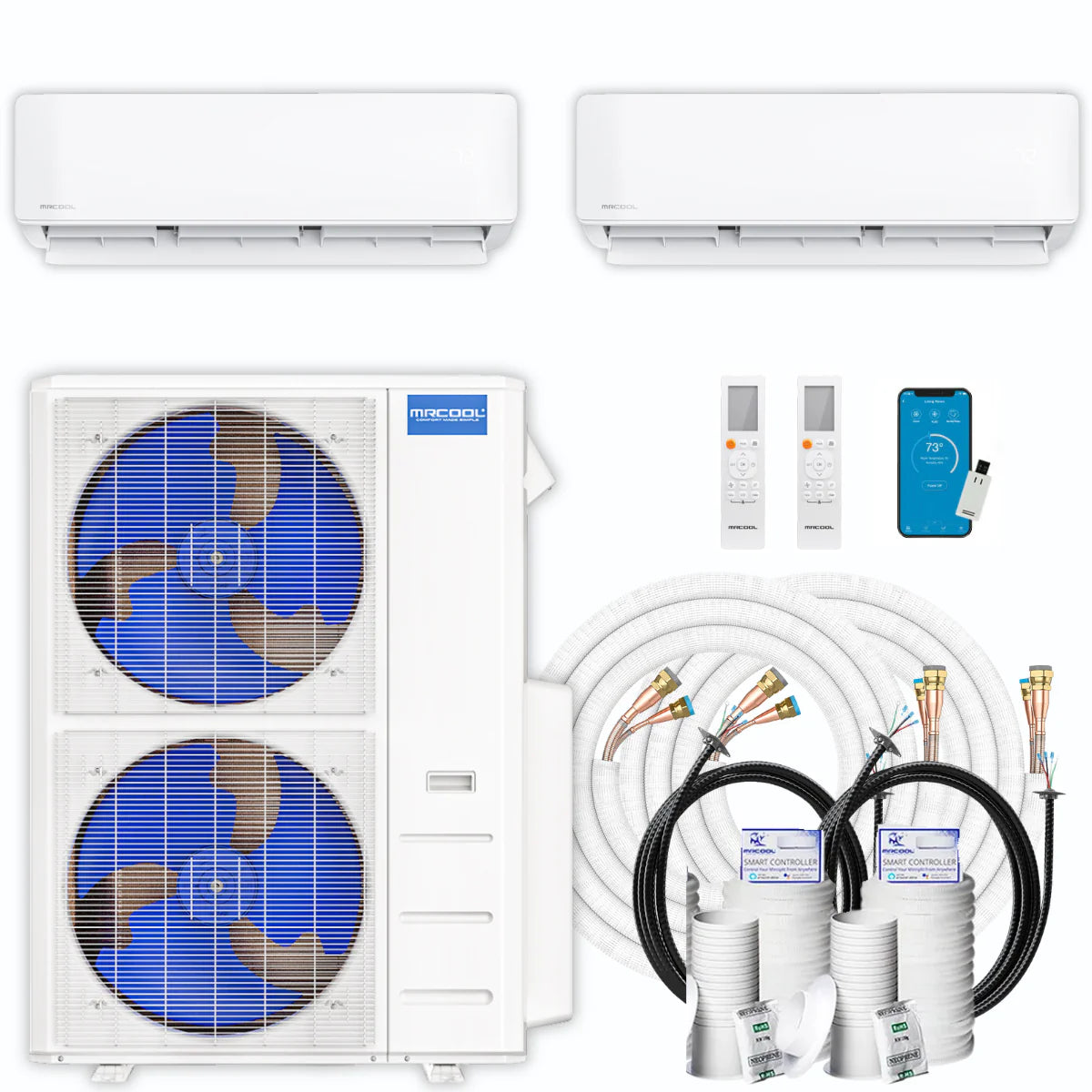 42,000 BTU 2 Zone Ductless Mini Split Air Conditioner and Heat Pump I670