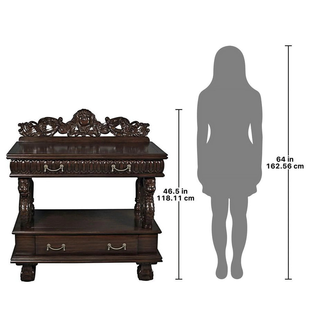 Winged Lion Buffet Table S6869