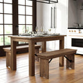 30" Rectangular Solid Pine Dining Table F42537