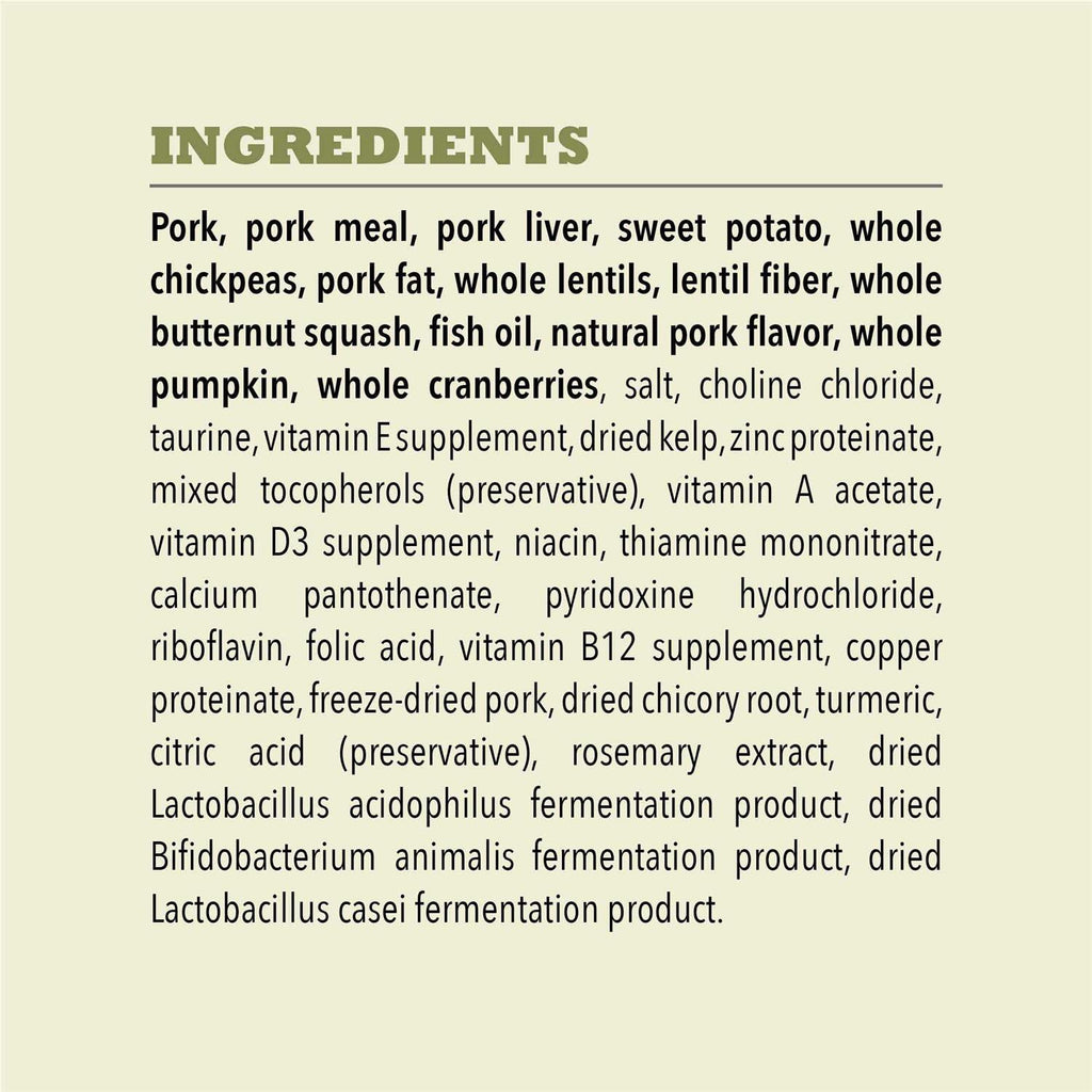 Grain-Free Pork & Squash Dry Dog Food U478513