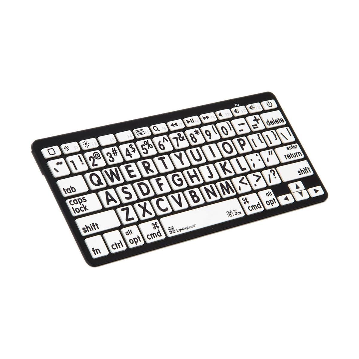 Black on White Bluetooth Mini Keyboard Z38350
