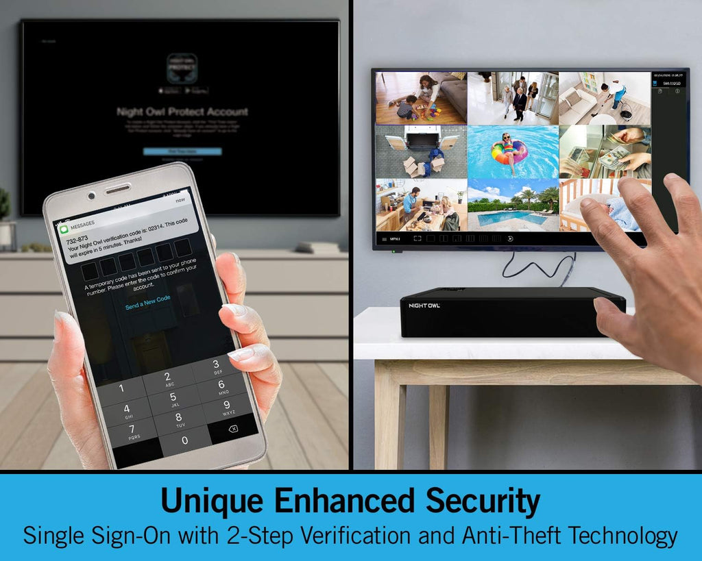 4 Wired 1080p HD Indoor/Outdoor Security Camera System with 1TB Hard Drive P5233
