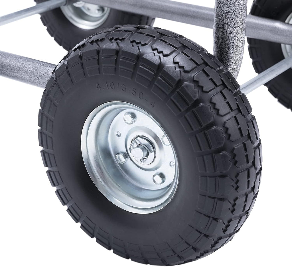 Heavy Duty Hose Reel Cart with 4 Wheels, 250-Feet Capacity P132291