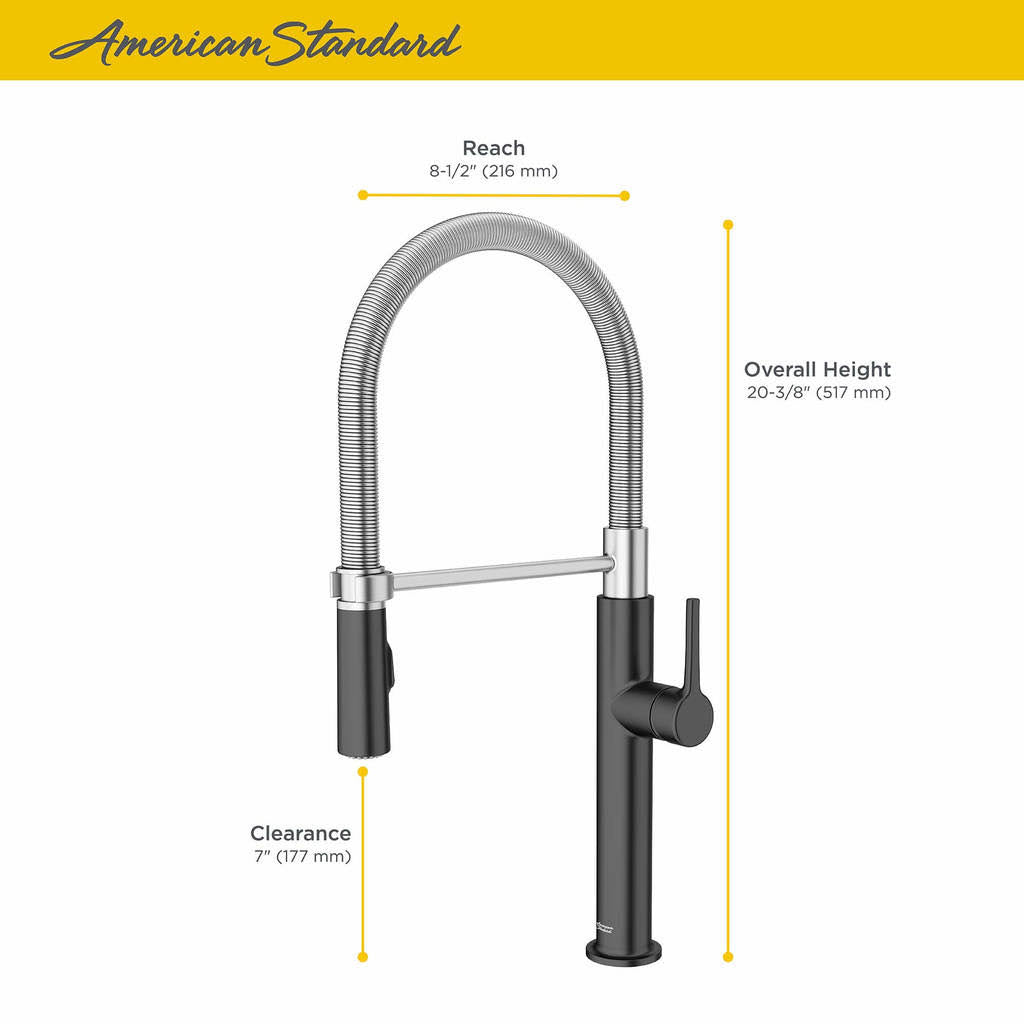 Polished Chrome Pull-Down Kitchen Faucet I296767