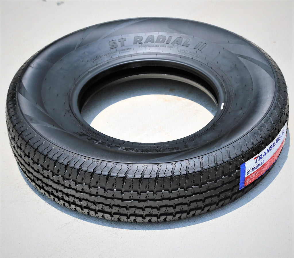 Pair of 2 Steel Belted ST 205/75R15 Load E Trailer Tires Q31691