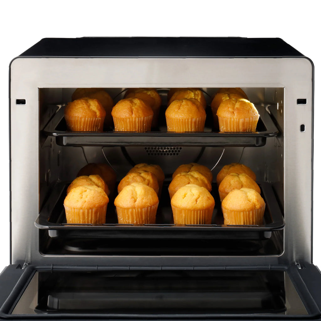 20L 2-in-1 Black Steam Convection Oven K678
