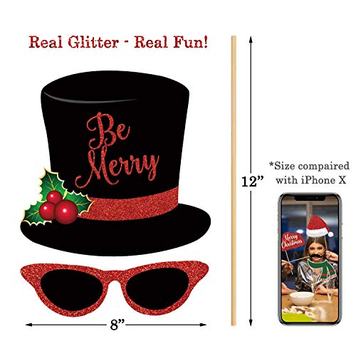 Christmas Photo Booth Props Kit 25 Count R864278