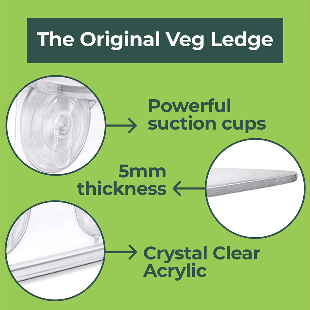 Clear Acrylic Window Shelf for Plants U59304