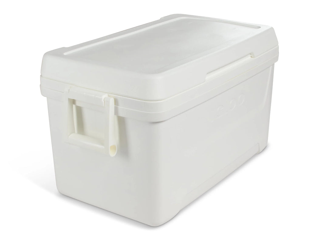 White 48 QT Hard Sided Ice Chest Cooler G13842