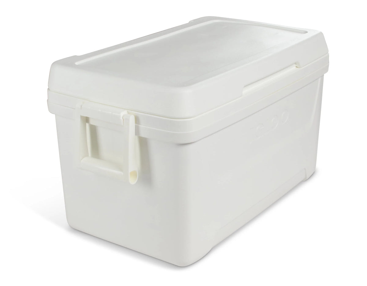 White 48 QT Hard Sided Ice Chest Cooler G13842