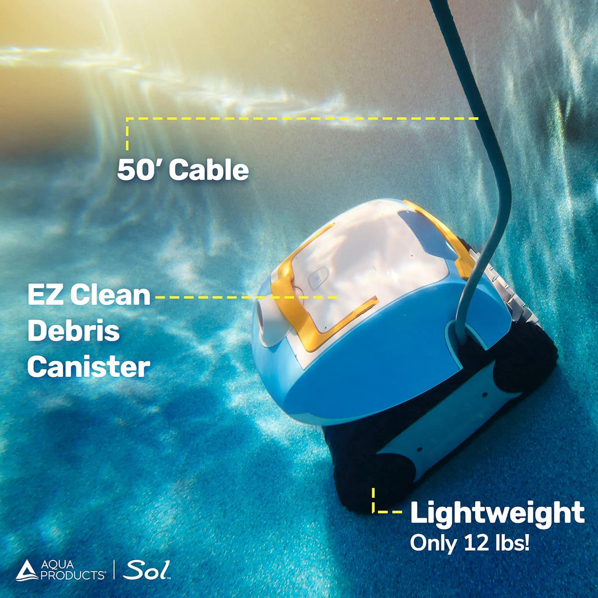 Robotic Pool Cleaner with 50ft Cable R950814