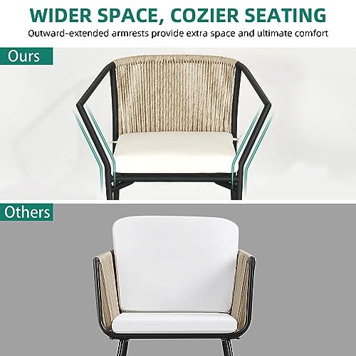 4 Pieces Outdoor Wicker Sectional Sofa Set with Cushions and Side Table L20479