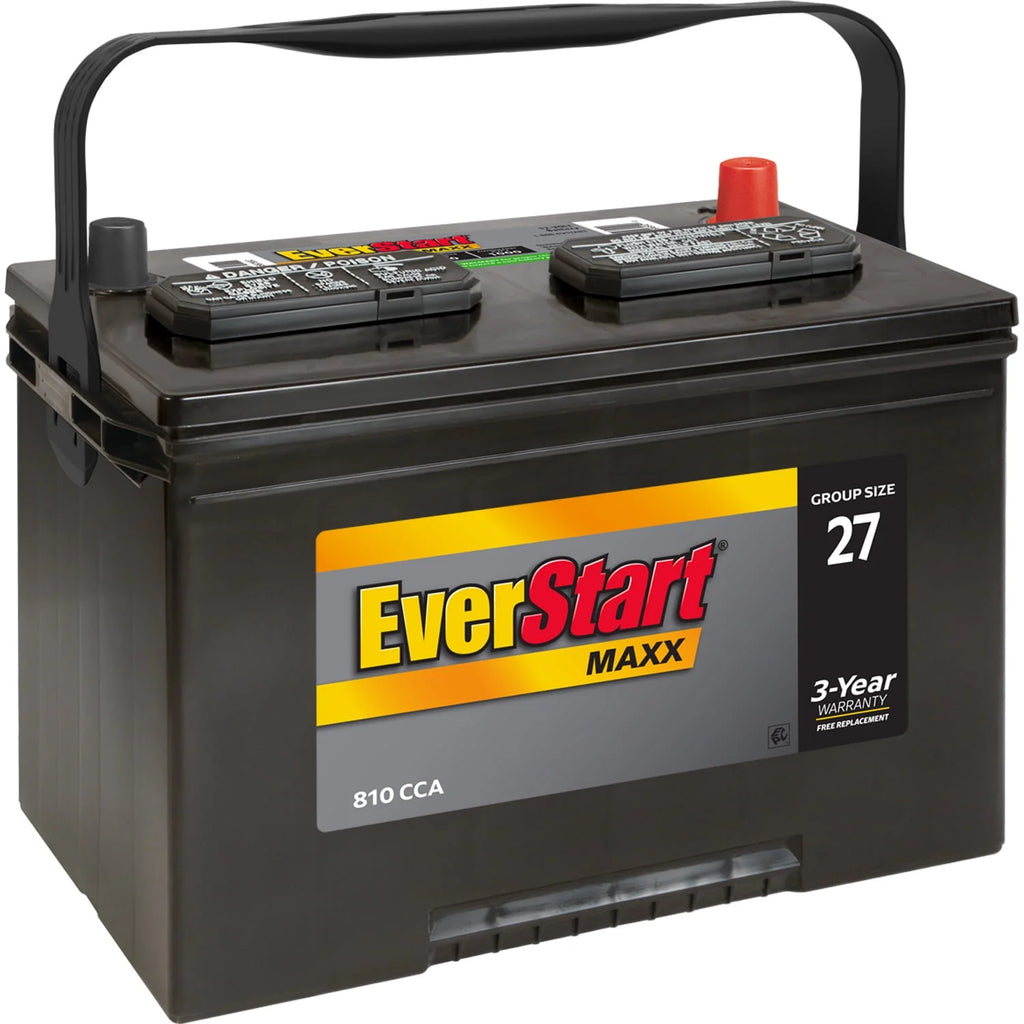 Lead Acid Automotive Battery Group Size 27 12 Volt 830 CCA Q364