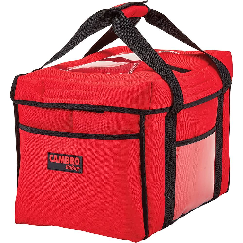 Black 13" x 10" x 9" Insulated Delivery Bag L44908