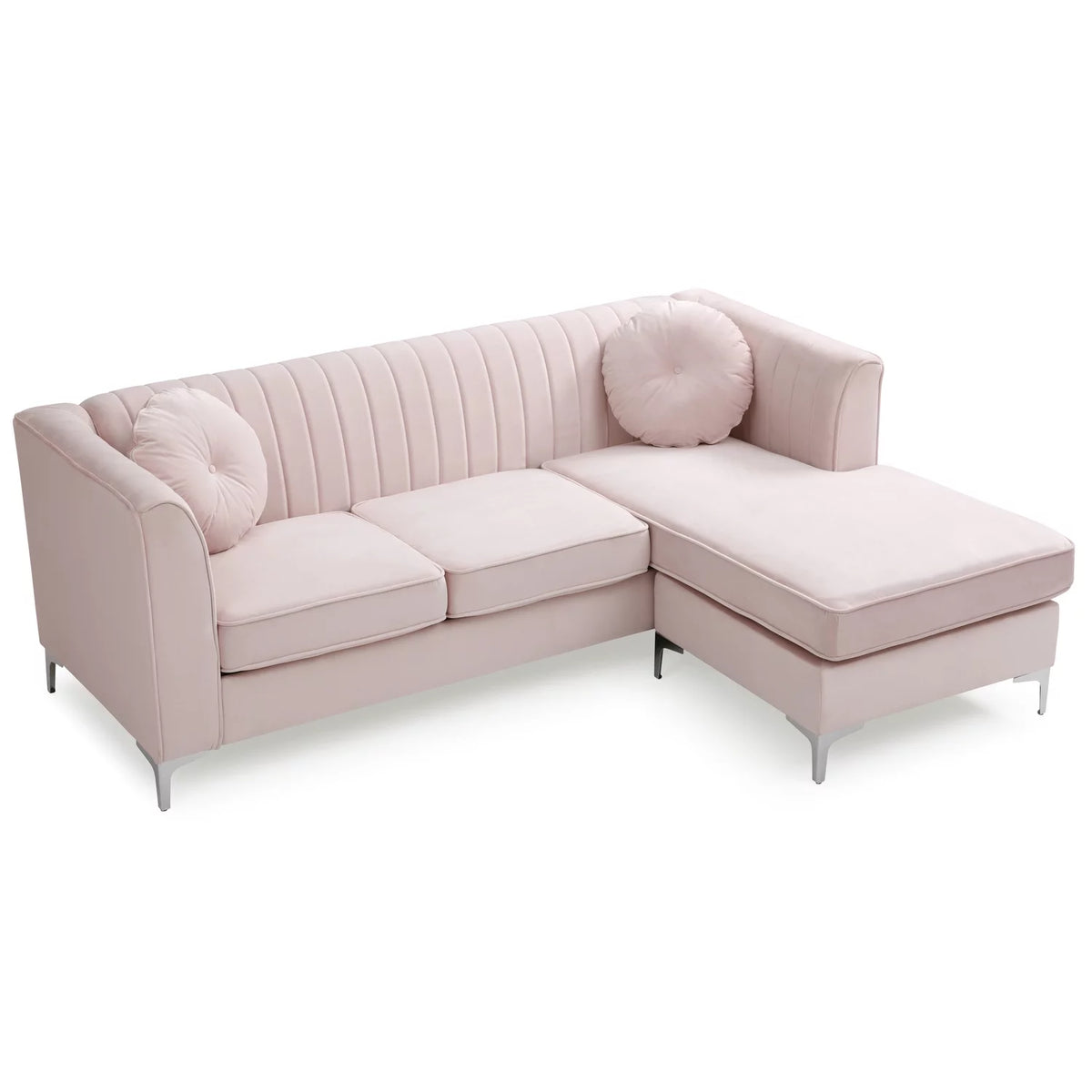 Pink Sofa Chaise I244