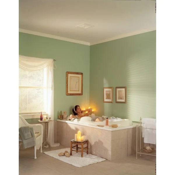 1 pc Bathroom Fan, 50 CFM, 120V AC V8145