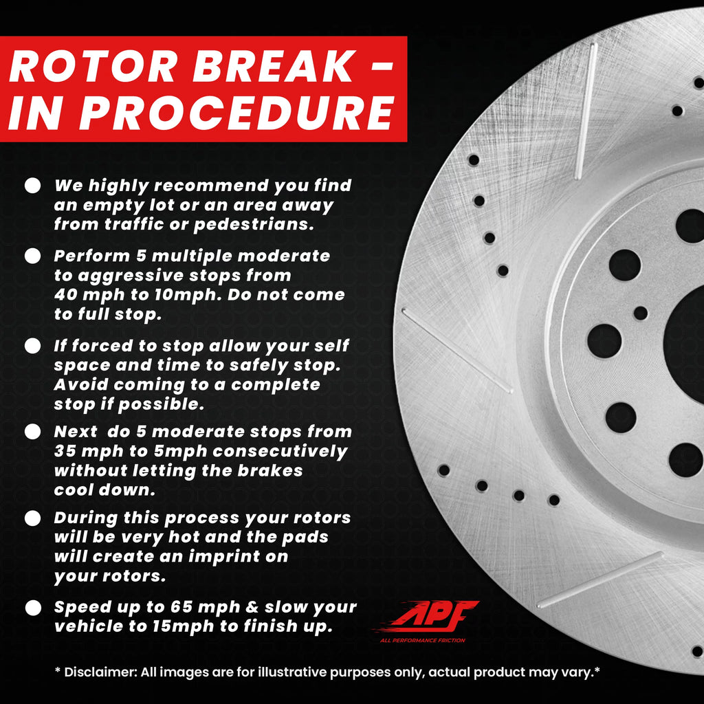 Drilled/Slot Brake Rotors H3225