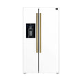 36 20 Cu. Ft. Side-By-Side Refrigerator with Water and Ice Dispenser in White O9090