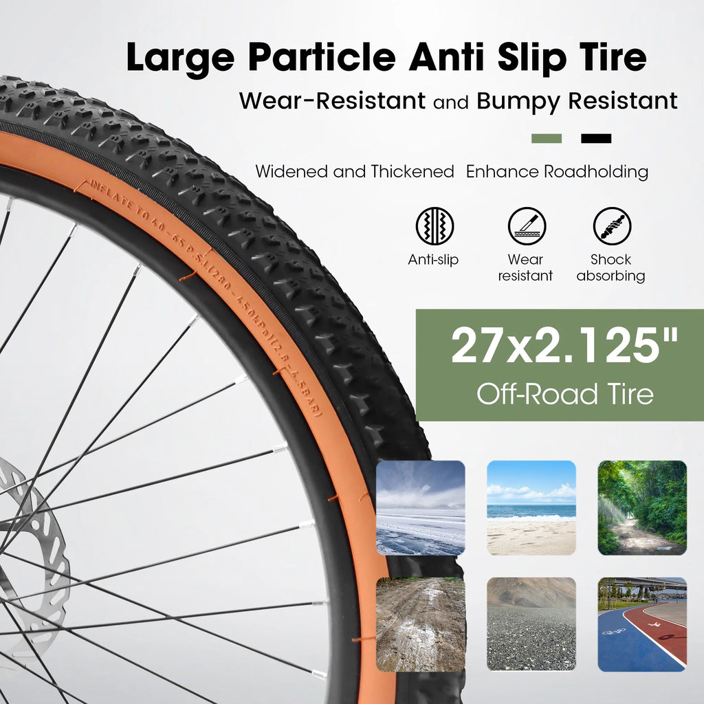 27.5 inch 21 Speeds Black Mountain Bike T122648