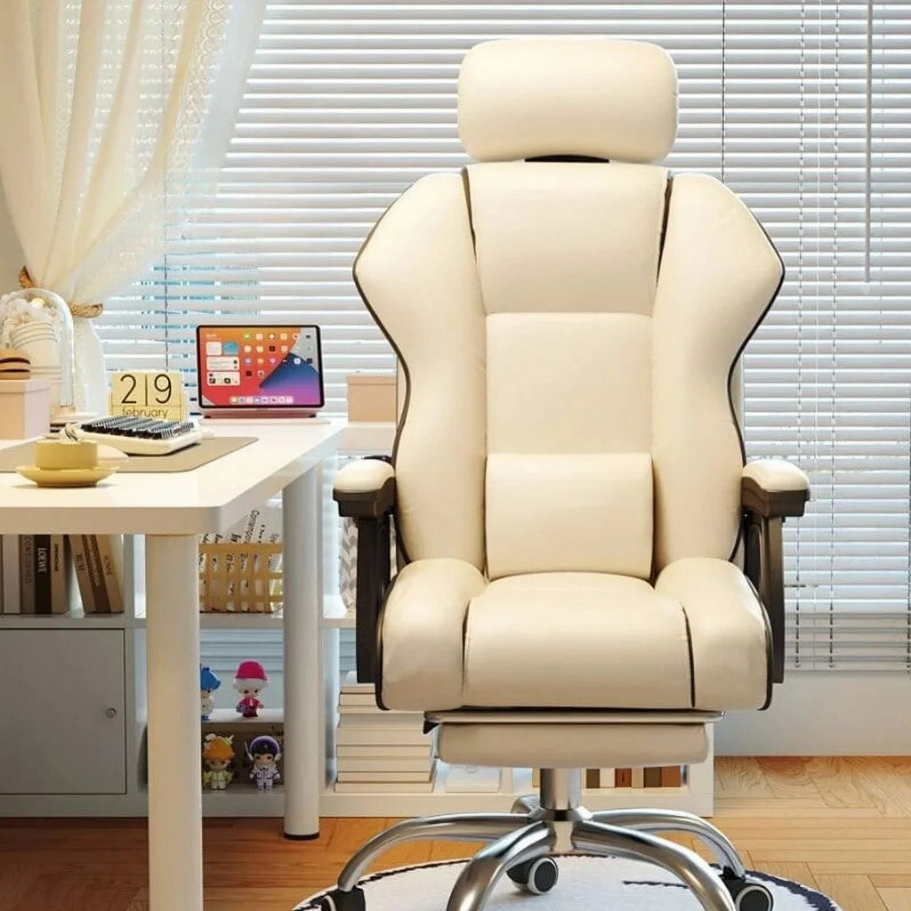 Ergonomic Reclining Leather Office Chair H413026
