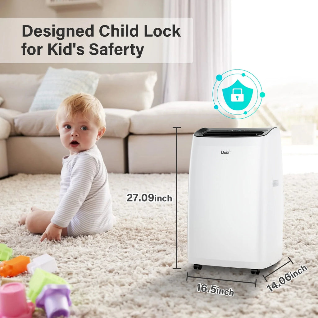 10200 BTU Portable Air Conditioner with Dehumidifier and Fan D147748