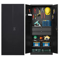 Metal Storage Cabinet with Pegboard Z666959