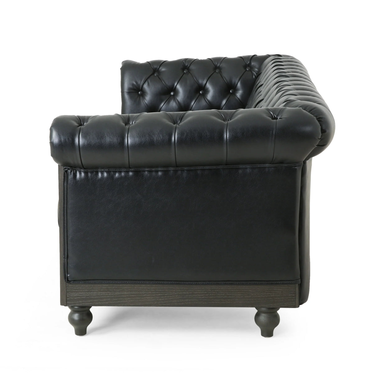 Faux Leather Chesterfield Sofa M54437