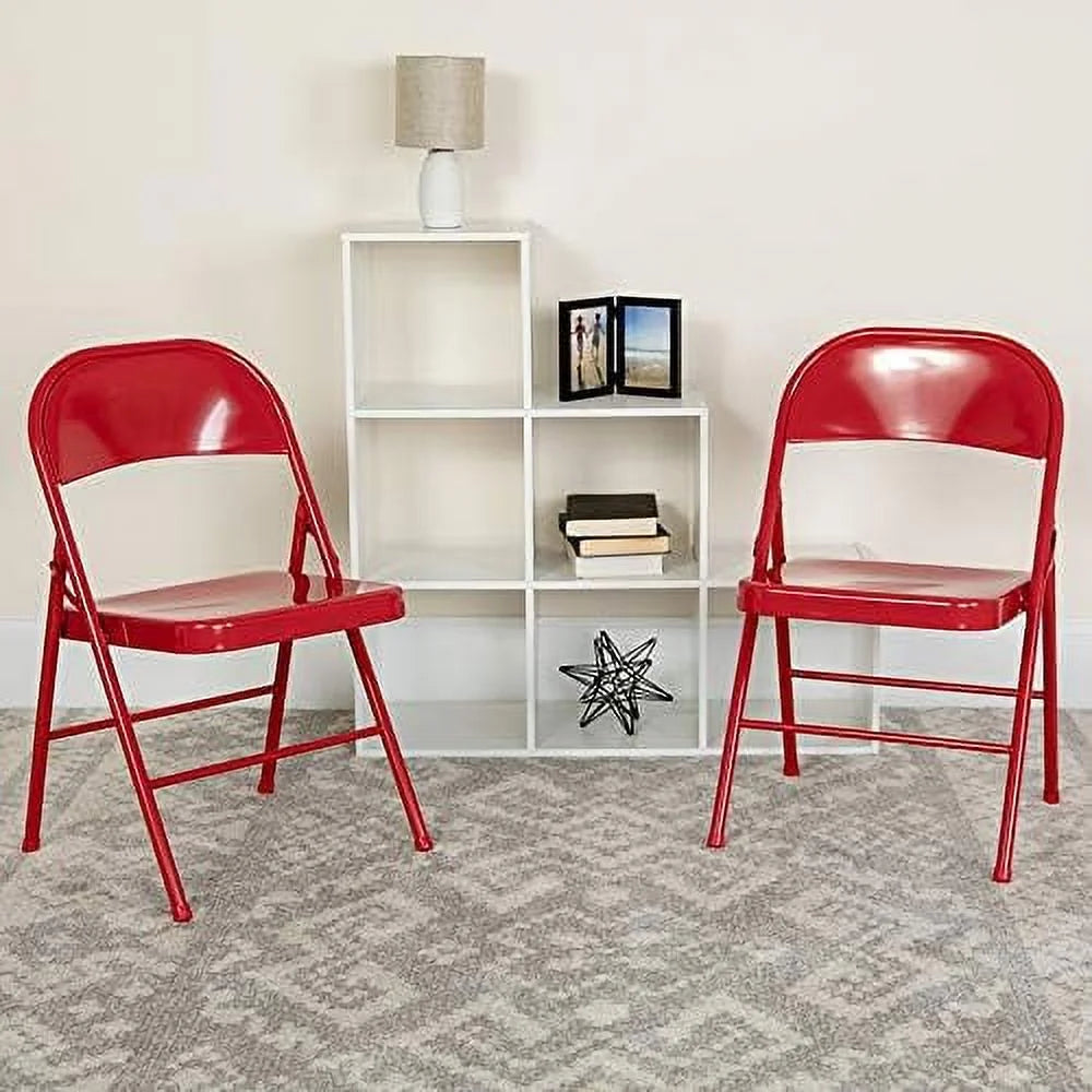 Red Metal Folding Chair X171231