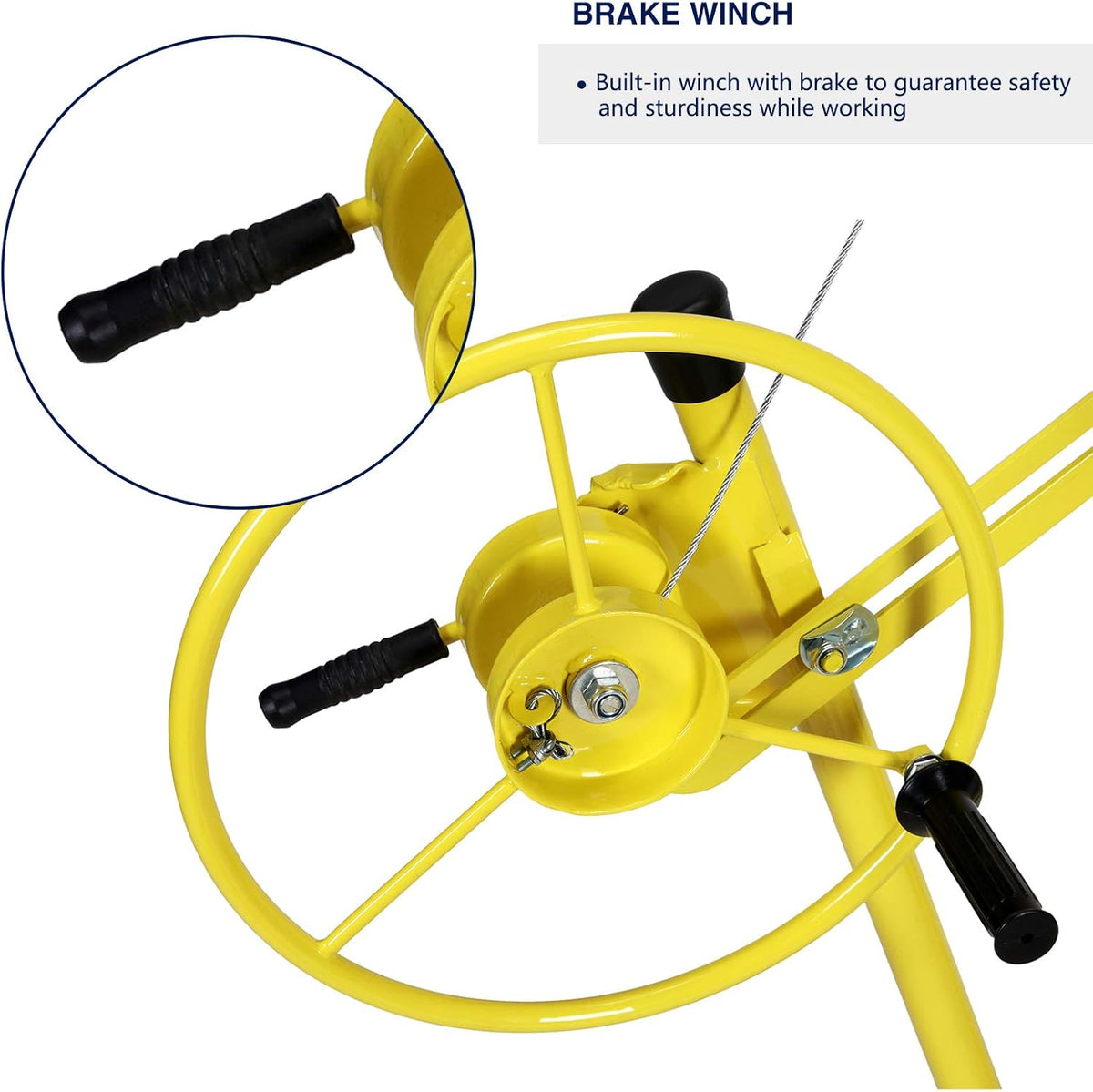Drywall Lift Rolling Panel Hoist Jack Lifter 16FT R2219