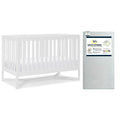 4-in-1 Convertible Crib & Dual Sided Crib & Toddler Mattress G40651
