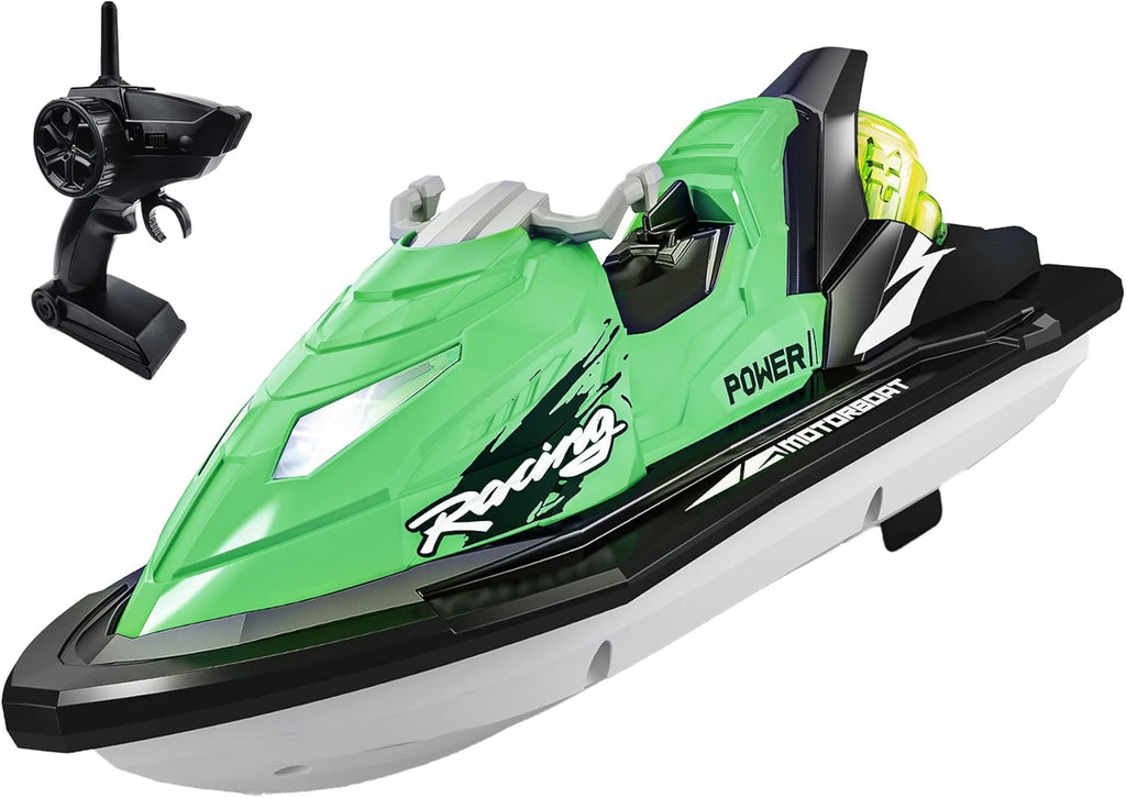 RC Boat with Rechargeable Battery Dual Motors Blue O19837
