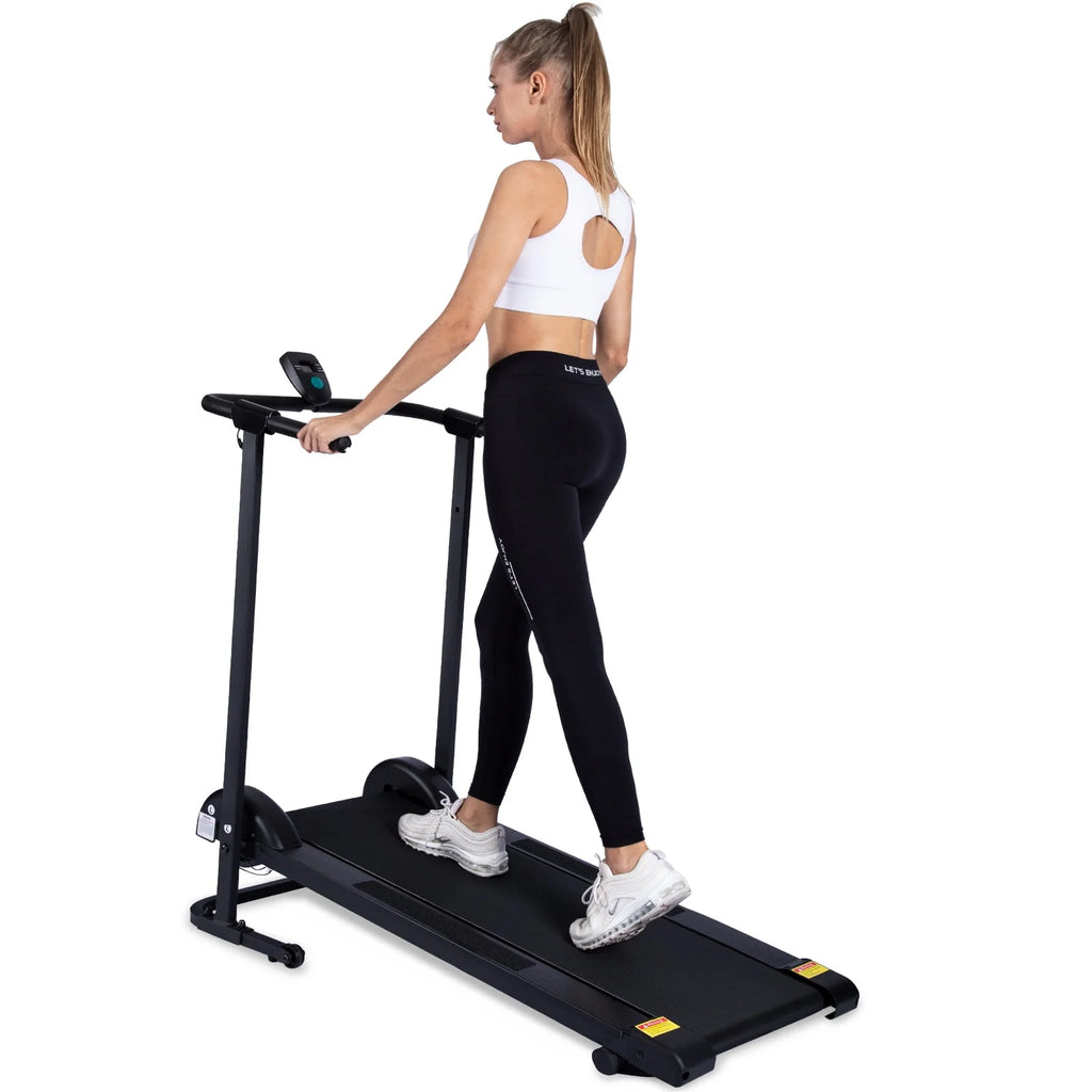 Manual Treadmill with 10° Incline Foldable E2431