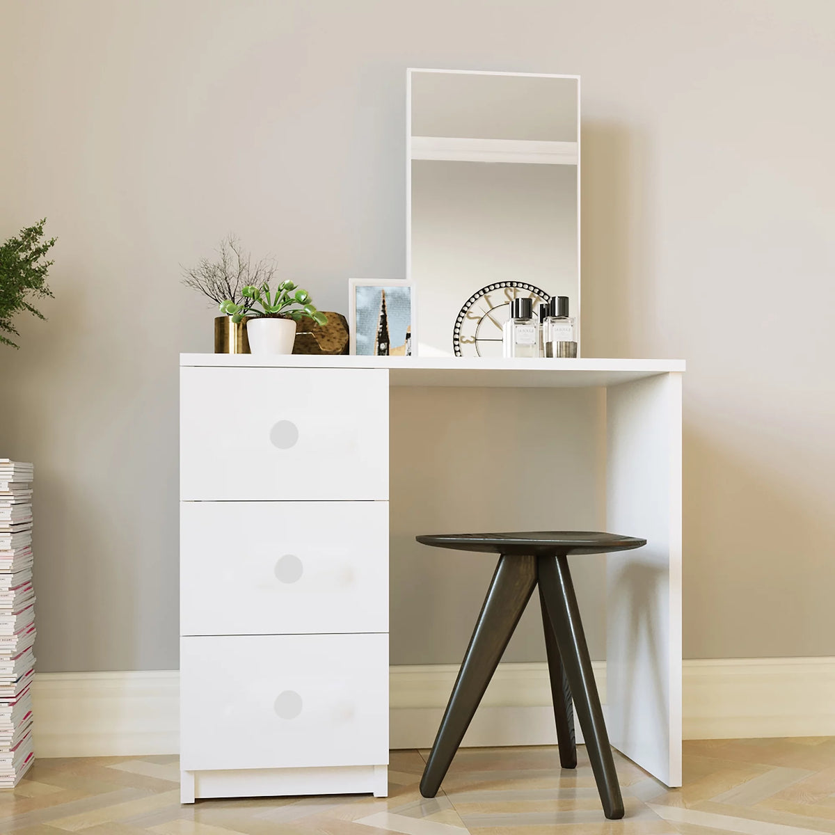 Modern White Vanity Table D3343