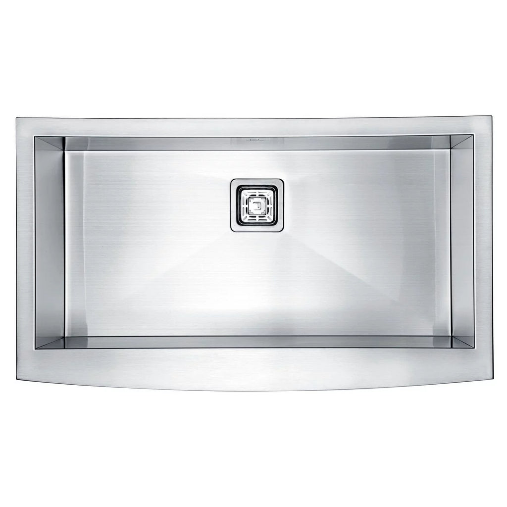 32 in. Single Bowl Kitchen Sink with Faucet in Polished Chrome U50242