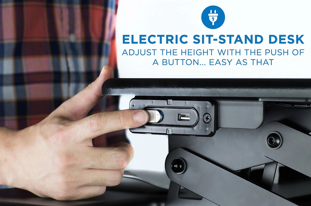 Electric Standing Desk Converter with USB Port H52173