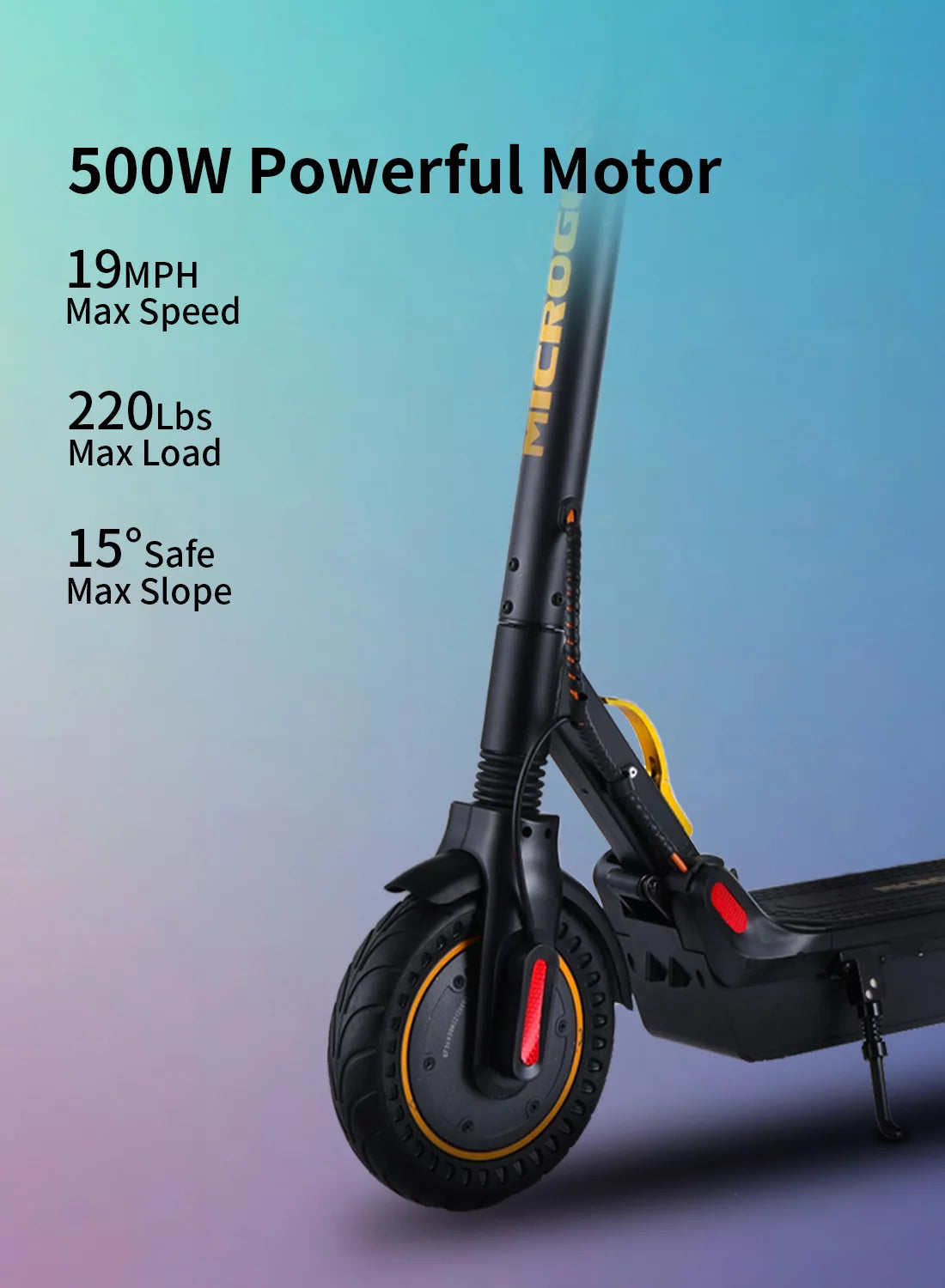500W Motor 10 Honeycomb Tires Foldable Electric Scooter J868650