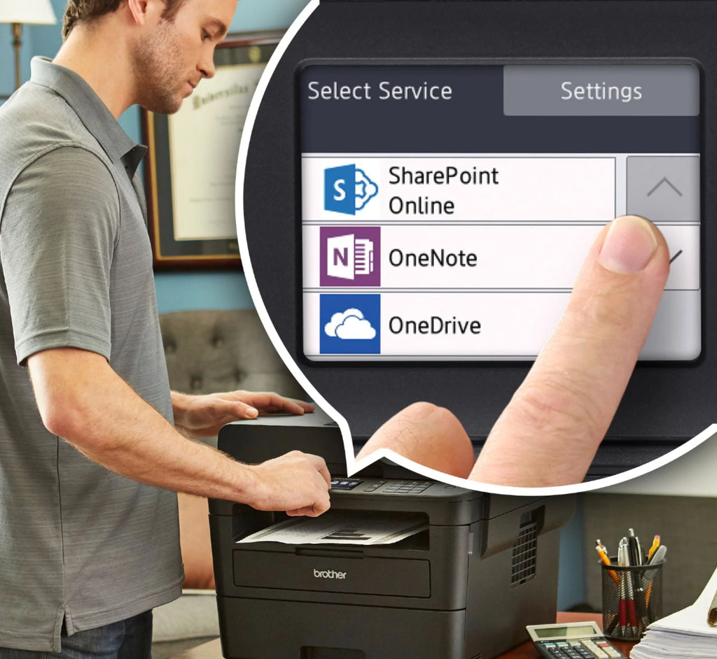 Black-and-White All-In-One Laser Printer Q26949