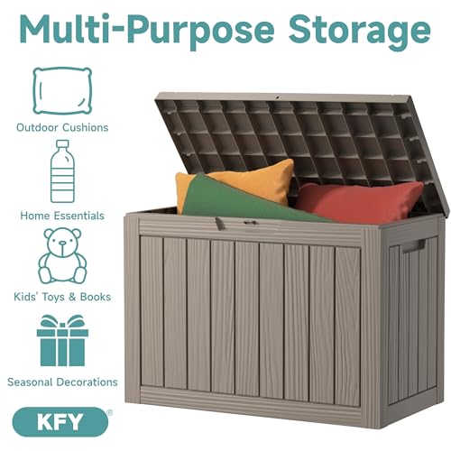 30 Gallon Waterproof Resin Deck Box L281