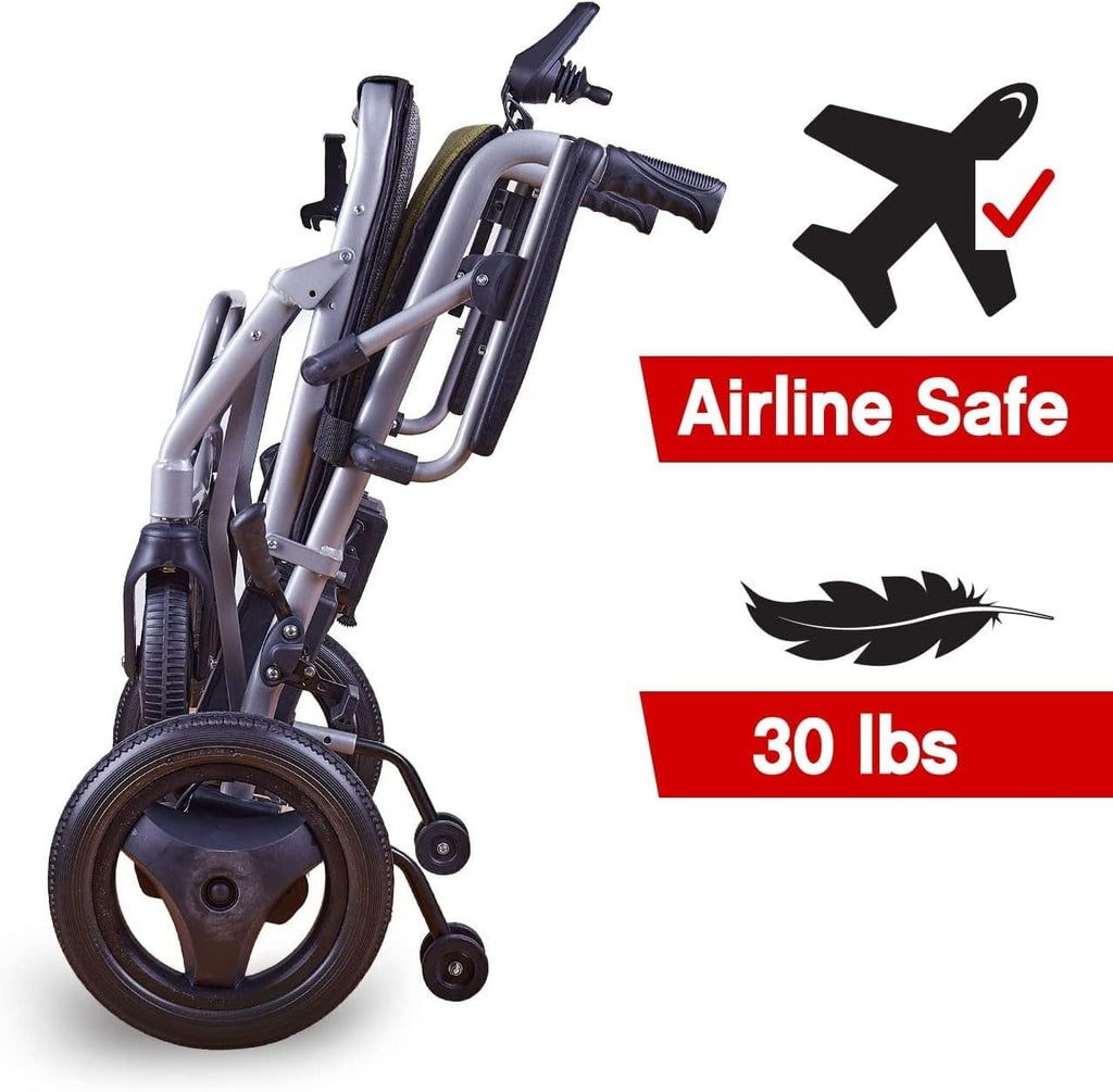 Heavy Duty Lightweight Foldable Dual Motor Electric Wheelchair L3796